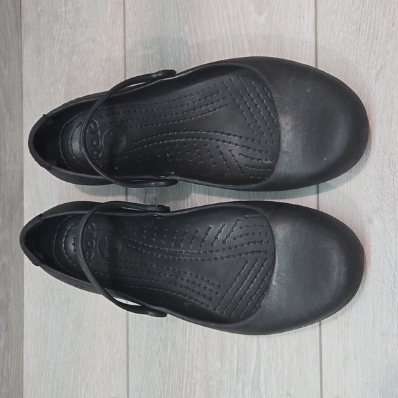 Crocs Women Alice Mary Jane Rubber Clog Mule Flats shoes sz 10 - Picture 3 of 12